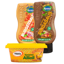 Remia tafelsaus, satésaus of Yildriz allioli